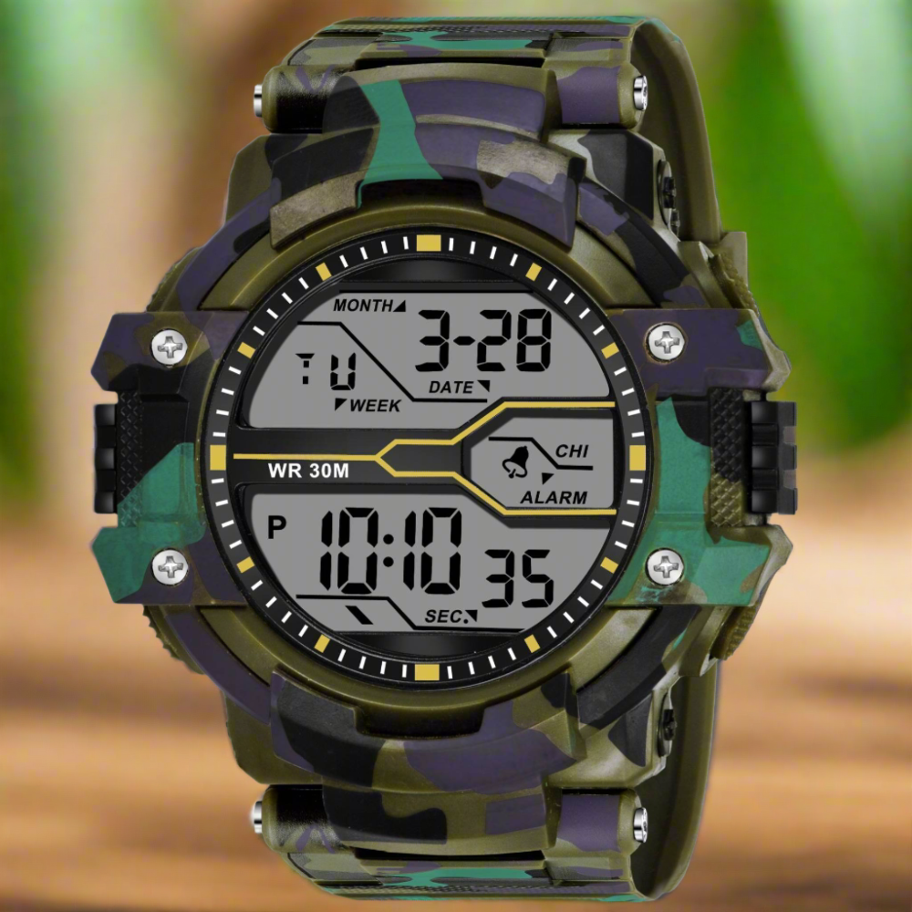 ARMY Multi Function Stylish Digital Sports Watch with Silicon Strap Doon Deals Hub
